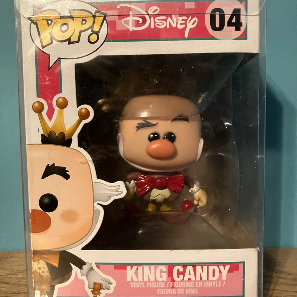 Disney King Candy Vinyl Figure - Red, White, and Gold